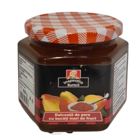 Dulceata de pere cu bucati mari de fruct